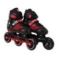 VEERA 747 Adjustable Red Inline Skates With 100 MM PU Wheel(Size-M)