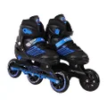 VEERA 748 Adjustable Blue Inline Skates With 100 MM PU Wheel(Size-L)