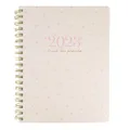 Graphique 2023 Spiral Vegan Leather Planner | 18 Month Organizer July 2022-Dec. 2023 | Weekly & Monthly Spreads | to-Do & Note List | Reference Tabs | Reminder Stickers | Pink Polka Dot | 8 x 10