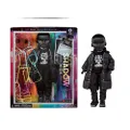 Rainbow High Shadow High - REXX McQueen - Black Colour Fashion Doll with Fashionable Outfit and 10+ Colourful Play Accessories - Great for Kids and Collectors from Ages 12