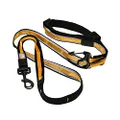 Kurgo 6-in-1 Hands Free Quantum™ Dog Leash, Running Dog Leash, Adjustable Dog Waist Running Belt, Dog Leash for Walking, Running, Hiking, 6 Foot Leash, Black/Orange