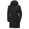 Helly Hansen Women's Aden Long Insulated Rain Jacket, Black, 4X-Large