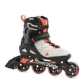 Rollerblade Macroblade 80 Women's Adult Fitness Inline Skate, Grey and Coral, Performance Inline Skates, 7