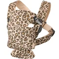 BabyBjörn Baby Carrier Mini, Cotton, Beige/Leopard, 1 Count