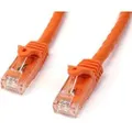 StarTech.com N6PATC5MOR Cat6 Snagless Gigabit Ethernet RJ45 Cable, Orange, 5 Meter