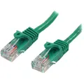 StarTech.com 3 m Green Cat5e Snagless RJ45 UTP Patch Cable - 3m Patch Cord - Ethernet Patch Cable - RJ45 Male to Male Cat 5e Cable (45PAT3MGN)