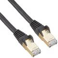 StarTech.com 6ASPAT3MBK Cat6a Shielded Ethernet Cable, Black, 3 Meter