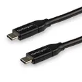 StarTech.com USB2C5C3M USB C to USB C Cable with 5A PD, 3 Meter