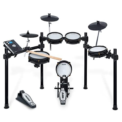 Alesis Drums Command Mesh SE Kit - Electric Drum Set with Quiet Dual Zone Mesh Pads, USB MIDI Connectivity and 600+ Electronic & Acoustic Drum Sounds