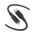 Anker Powerline Soft USB-C to Lightning Cable, 1.8 Metre, Black