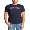 Nautica Men's Short Sleeve 100% Cotton Nautical Series Graphic Tee, Navy 2, Medium