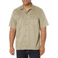 Dickies Men's Short-Sleeve Flex Twill Work Shirt, Desert Sand, XX-Large