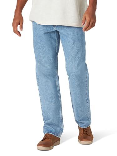 Wrangler Men's Authentics Classic Relaxed-Fit Jean, Stone Bleach, 35x30