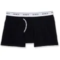 Bonds Men's Underwear Cotton Blend Guyfront Mid Length Trunk, Black, X-Large