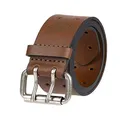 Dickies Men's Leather Double Prong Belt, Tan, 36