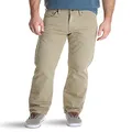 Wrangler Mens Classic Relaxed Fit Jean Jeans - Beige - 60W x 32L