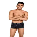 Bonds Mens Underwear Cotton Blend Guyfront Trunk, Vibrations Charcoal (1 Pack), Small