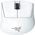 Razer DeathAdder V3 Pro Lightweight Wireless Ergonomic Esports Mouse (64g Lightweight Design, Focus Pro 30K Optical Sensor, Mouse Switch Gen-3, HyperSpeed Wireless) White