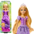 Disney Princess Dolls, Rapunzel Posable Fashion Doll with Sparkling Clothing and Accessories, Mattel Disney Movie Toys