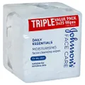 Johnson's Daily Essentials Facial Cleansing Wipes Dry Skin 3 x 25 Pack