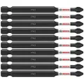 BOSCH ITPH235B 10-Pack 3-1/2 In. Phillips #2 Impact Tough Screwdriving Power Bits