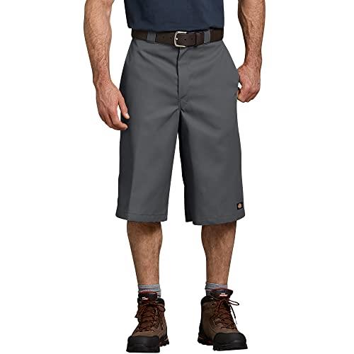 Dickies Men's 15 Inch Inseam Work Short With Multi Use Pocket, Charcoal, 32
