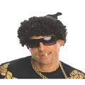 Rubie's Mens Tight Afro Wig Party Supplies, Black