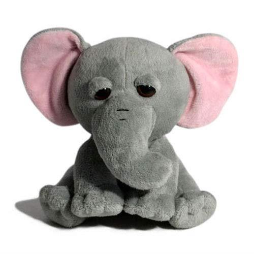 CA Australia Sitting Wild Animal Elephant Plush Toy, 18 cm Size, Grey