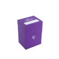 Gamegenic 80 Sleeves Card Deck Holder Box, Purple