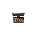 OXO Steel POP Small Square Container - 0.4 Qt for Dried Herbs and More, GRAY