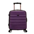 Rockland Melbourne Hardside Expandable Spinner Wheel Luggage, Purple, Carry-On 20 inches, Purple, 20 inches, Melbourne Hardside Expandable Spinner Wheel Luggage
