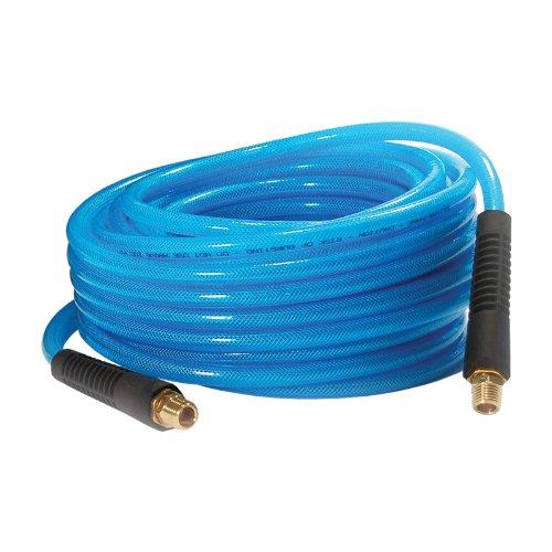 Primefit PU140502-B Reinforced Premium Polyurethane Air Hose with Field Repairable Ends, 1/4" by 50', 200 psi