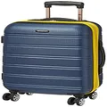 Rockland Melbourne Hardside Expandable Spinner Wheel Luggage, Navy, Carry-On 20-Inch, Navy, Carry-On 20-Inch, Melbourne Hardside Expandable Spinner Wheel Luggage