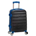 Rockland Melbourne Hardside Expandable Spinner Wheel Luggage, Grey, Carry-On 20-Inch, Grey, Carry-On 20-Inch, Melbourne Hardside Expandable Spinner Wheel Luggage