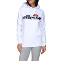 Ellesse Women's Torices OH Hoody, White, Size 10