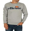 Ellesse Men's SL Succiso Sweatshirt, Grey Marl, X-Large