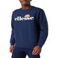 Ellesse Men's SL Succiso Sweatshirt, Navy, Small