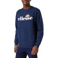 Ellesse Men's SL Succiso Sweatshirt, Navy, Small