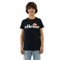 Ellesse Unisex Kids Classic T-Shirt, Navy, 10-11 Years US