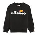 Ellesse Junior Girl's Siobhen Sweatshirt, Black, 10-11 Years