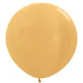 Sempertex Latex Balloons 3-Pieces, 60 cm Size, 570 Metallic Gold R