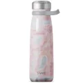S'well Stainless Steel Traveler with Handle, 40oz, Geode Rose, Triple Layered Vacuum Insulated Containers Keeps Drinks Cold for 60 Hours and Hot for 20, BPA Free, Easy Carrying On The Go