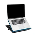 Mind Reader LTADJUST-BLU Adjustable 8 Position Top Desk with Cushions, Monitor, Laptop Lap Holder, Blue