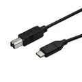 StarTech.com USB2CB3M USB C to USB B Printer Cable, 3 Meter