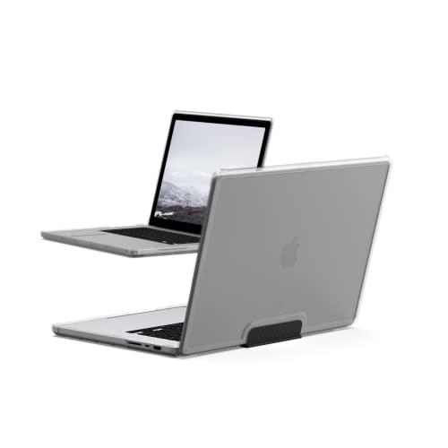 UAG U Lucent Laptop Case for MacBook 16 2021, Ice/Black
