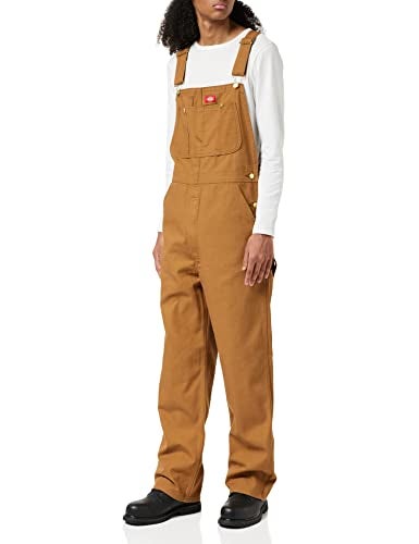 Dickies Men's Bib Overall, Brown Duck, 38W x 30L