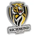 Fan Emblems Richmond Tigers Lensed Chrome AFL Supporter Logo