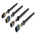 Malco MALCOMBO2 4 in. C-Rhex Cleanable, Reversible Magnetic Hex Driver, 4 Piece Set
