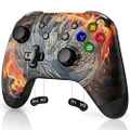 EasySMX Switch Pro Controller for Nintendo Switch/Lite/OLED/PC/iOS/Android, Wireless Switch Controller with 4 Programmable Buttons/Dual Vibration/Turbo/Motion Control/Wake up, Bluetooth Controller