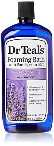 Dr Teal's Pure Epsom Salt Foaming Bath with Lavender, 1 L